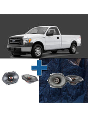 Car Speaker Size Replacement fits 2009-2014 for Ford F-150 (not amplified)