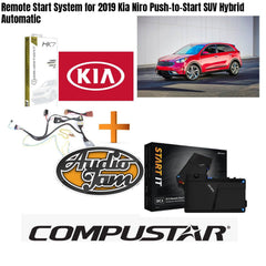 Remote Start System for 2019 Kia Niro Push-to-Start SUV Plug-in Hybrid Automatic