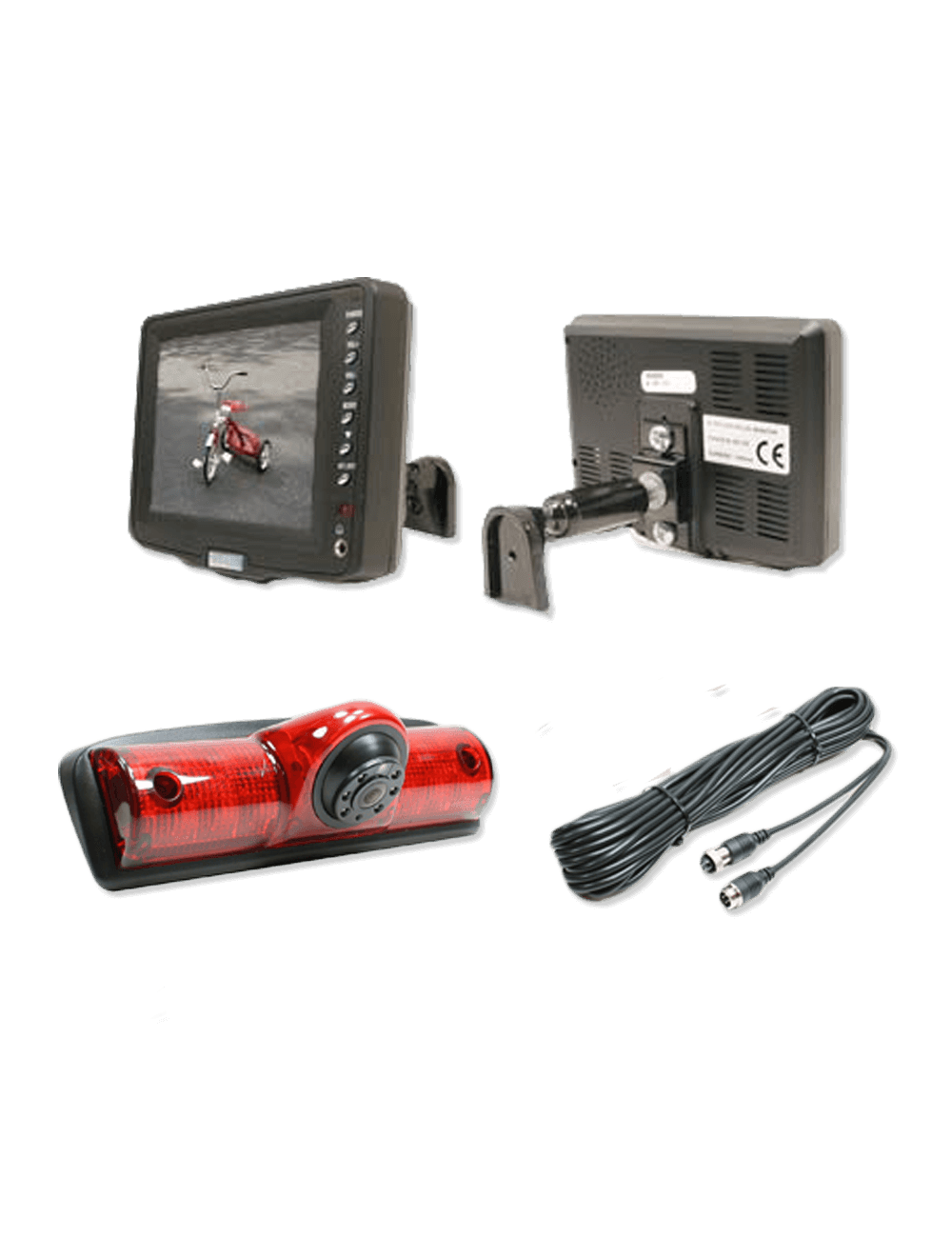 Rostra Complete Monitor/ Camera System Commercial/Fleet Safety Audio