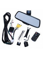 Audiovox RVM740 Universal Full View Rear View Mirror w/ 7.3 Wide Screen Monitor