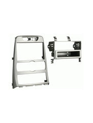 Metra 99-7336S Single DIN Installation Dash Kit for 2010-2011 Hyundai Genesis Coupe, Painted Silver