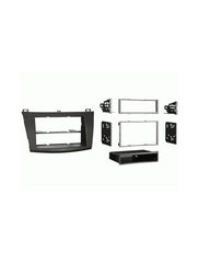 Metra 99-7514B Single or Double DIN Installation Dash Kit for 2010 Mazda 3, Painted Matte Black to Match Dash Black