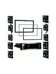 Metra 99-8104 DIN Black Multi-Installation Stereo Dash Kit for 1984-2004 Toyota