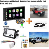 Touchscreen w/ Bluetooth ,Apple CarPlay, Android Auto For Ford F-550 2005-2012