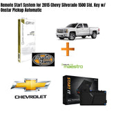 Remote Start System for 2015 Chevy Silverado 1500 Std. Key w/ Onstar Pickup Automatic