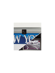 Audiovox ACA801 Mini License Plate Mount Camera w/ Moving Trajectory Lines