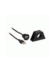 Axxess AX-FMUSBEXTCB Male USB to Female USB Jack with Mount