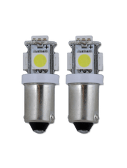 Luminous BA9S-5SMD5050-BL 5 LED 5050, 3528 Base - Blue (Pair)