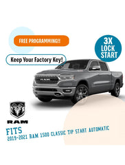 Plug N Play Remote Start System for 2019-2021 RAM 1500 Classic Tip-Start Automatic