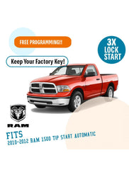 Plug N Play Remote Start System for 2010-2012 RAM 1500 Tip-Start Automatic