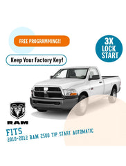 Plug N Play Remote Start System for 2010-2012 RAM 2500 Tip-Start Automatic