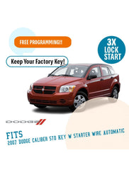 Plug N Play Remote Start System for 2007 Dodge Caliber Std. Key (w/ starter wire) Automatic