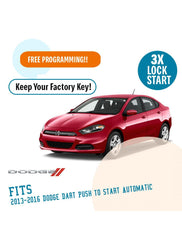 Plug N Play Remote Start System for 2013-2016 Dodge Dart Push-to-Start Automatic