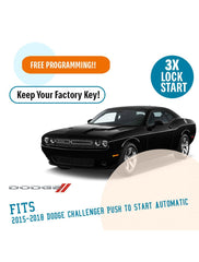 Plug N Play Remote Start System for 2015-2018 Dodge Challenger Push-to-Start Automatic