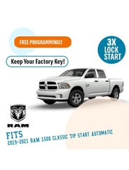 Plug N Play Remote Start System for 2019-2021 RAM 1500 Classic Tip-Start Automatic