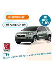 Plug N Play Remote Start System for 2007-2010 Saturn Outlook Std. Key w/ auto window roll-up/down Automatic