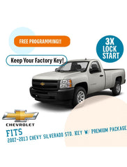 Plug N Play Remote Start System for 2007-2013 Chevy Silverado Std. Key w/ Premium package Automatic