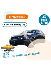Plug N Play Remote Start System for 2011-2013 Chevy Caprice Std. Key Automatic