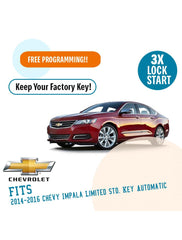 Plug N Play Remote Start System for 2014-2016 Chevy Impala Limited Std. Key Automatic
