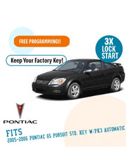 Plug N Play Remote Start for 2005-2006 Pontiac G5 Pursuit w/PK3 Key