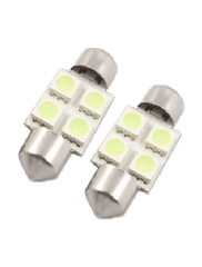 Luminous FT31MM-4SMD5050-WH 4 LED 31mm Festoon - White (Pair)