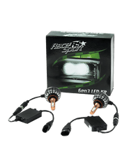 Race Sport H3-LED-G3-KIT H3 Generation 3 2 700 Lux LED Headlight