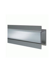 Heise HE-AFMTCL 1M Track - Silver Anodized Aluminum - Clear Flush Mount