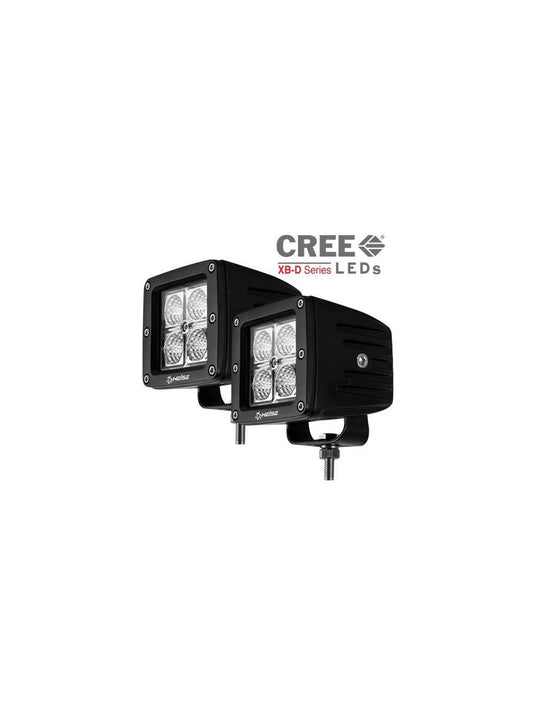 Heise HE-CL22PK 3 Inch 4 LED Cube 2 Light Kit