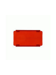 Heise HE-SLC1R Red Protective Lens Cover For Sraight Lightbars