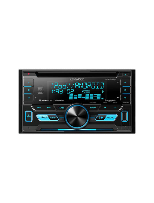 Kenwood DPX302U 2-DIN CD Receiver with Front USB & AUX Inputs