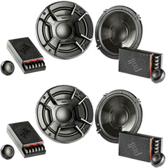 2 Pair Of Polk Audio DB 6502 DB+ Series 6-1/2" component speaker system