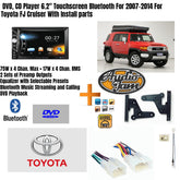 Touchscreen Bluetooth DVD Player For 2007-14 Toyota FJ Cruiser With Install Part
