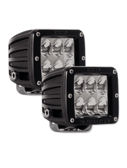 Rigid RIG50234 D2-Series Dually Wide Lights - Blue (Pair)