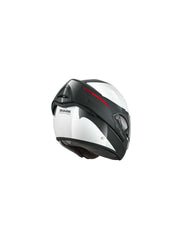 Shark Evoline 3 ST Discovery Division Hakka Motorcycle Helmet - Black / White / Red - HE9252DWKR