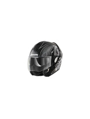 Shark Evoline 3 ST Discovery Division Mezcal Motorcycle Helmet - Black / White - Black / Orange - HE9348DKU