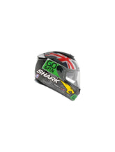 Shark Speed-R Series 2 Carbon Redding Pulse Division Helmet HE4749DDGY - Matte Black, Yellow, & Green