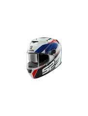 Shark Speed-R Series 2 Sauer Pulse Division Helmet - Black / White / Red or Blue / Red / White HE4710D