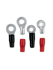 T-Spec V8-ST3 #10 8 AWG Spade Terminals (5 Pack - 3 Red/2 Black)