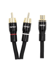 T-Spec V16RCA-Y1 V16 Series RCA Audio Cables - 1 Female 2 Males