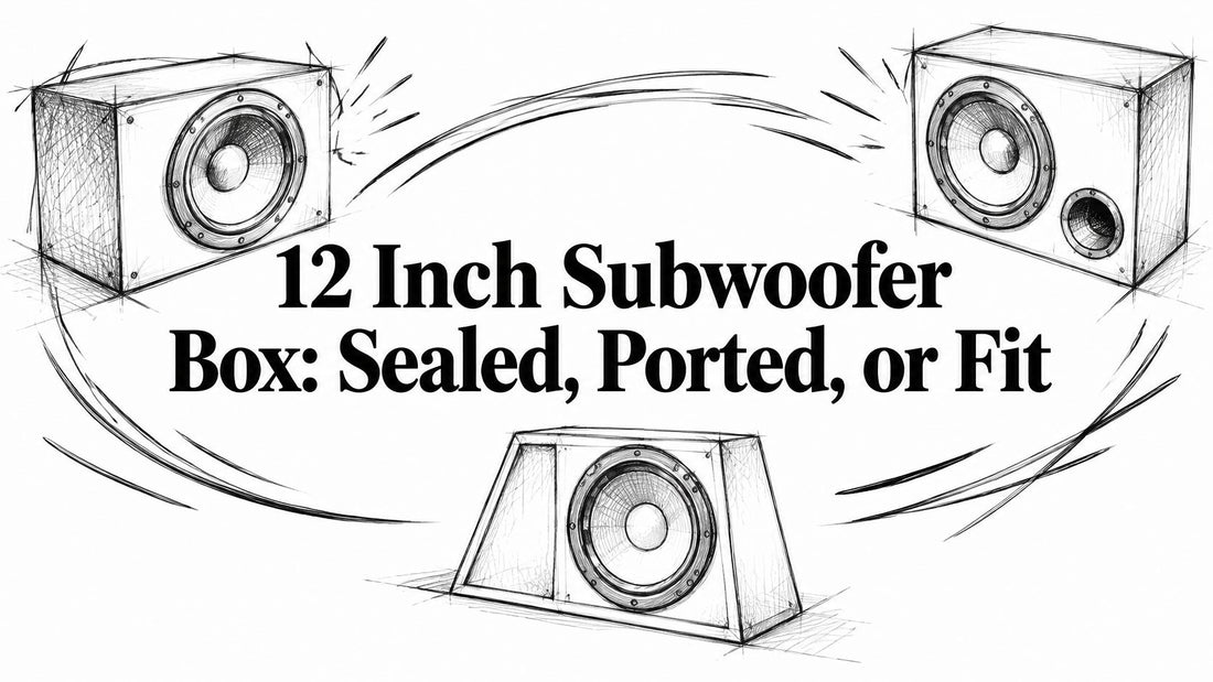12 Inch Subwoofer Box: Sealed, Ported, or Fit