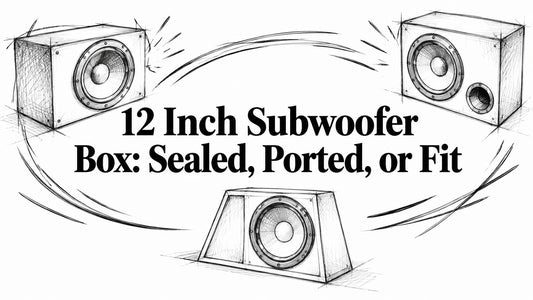 12 Inch Subwoofer Box: Sealed, Ported, or Fit