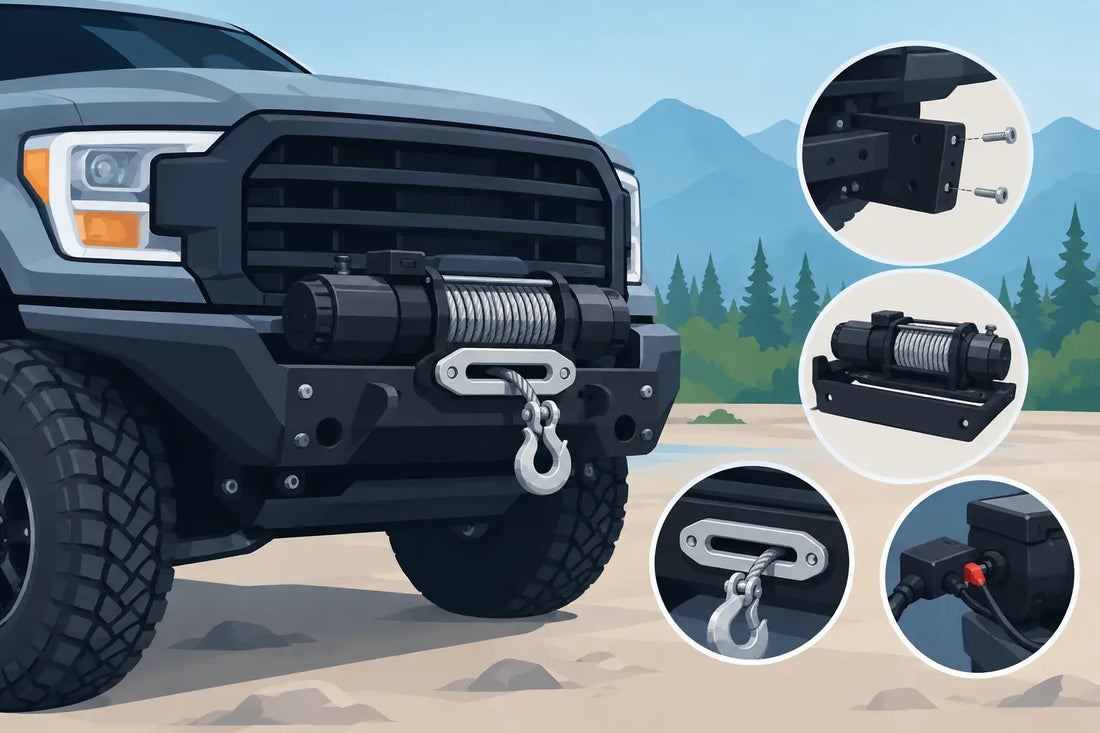 How to Mount a Truck Winch the Right Way