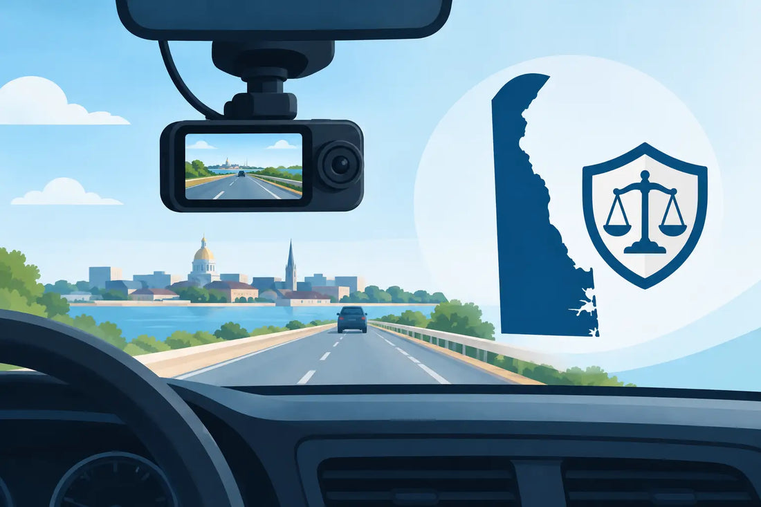 Dash Cam Legality for Delaware Area Drivers