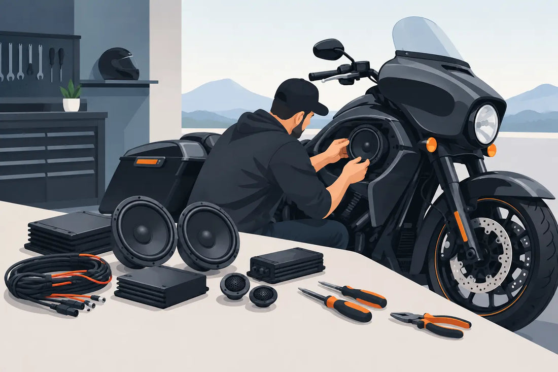 Motorcycle Audio System Installation That Holds Up