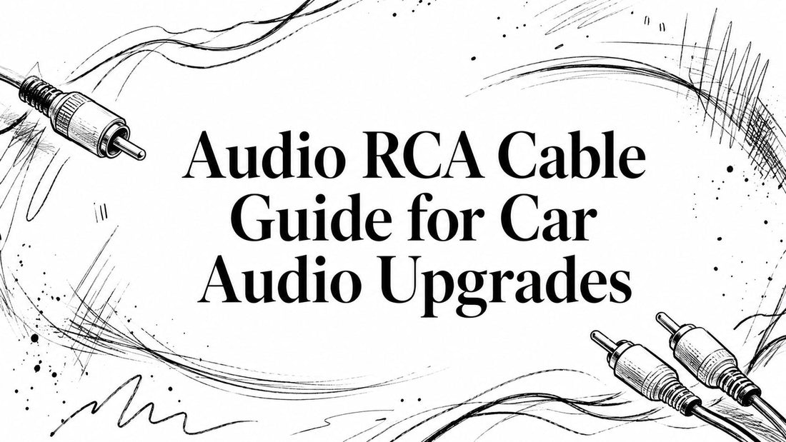 Audio RCA Cable Guide for Car Audio Upgrades