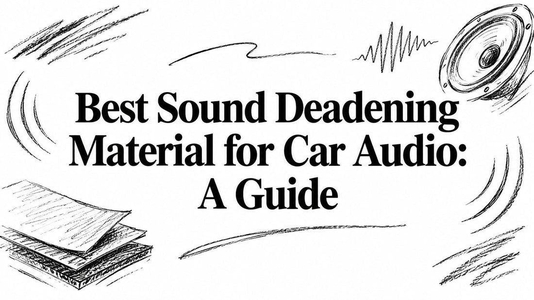 Best Sound Deadening Material for Car Audio: A Guide