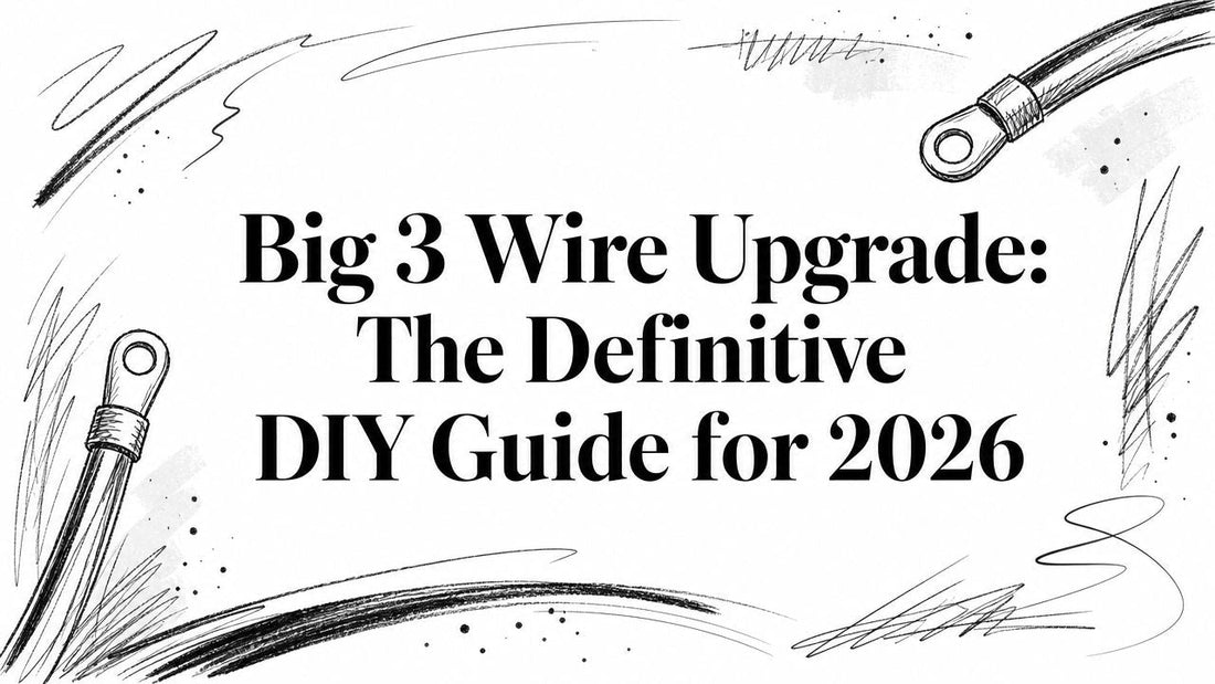 Big 3 Wire Upgrade: The Definitive DIY Guide for 2026