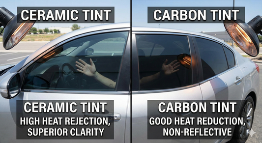 Ceramic vs Carbon Tint in Delaware Heat Guide