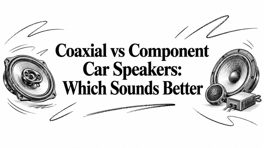 Coaxial vs Component Car Speakers: Which Sounds Better