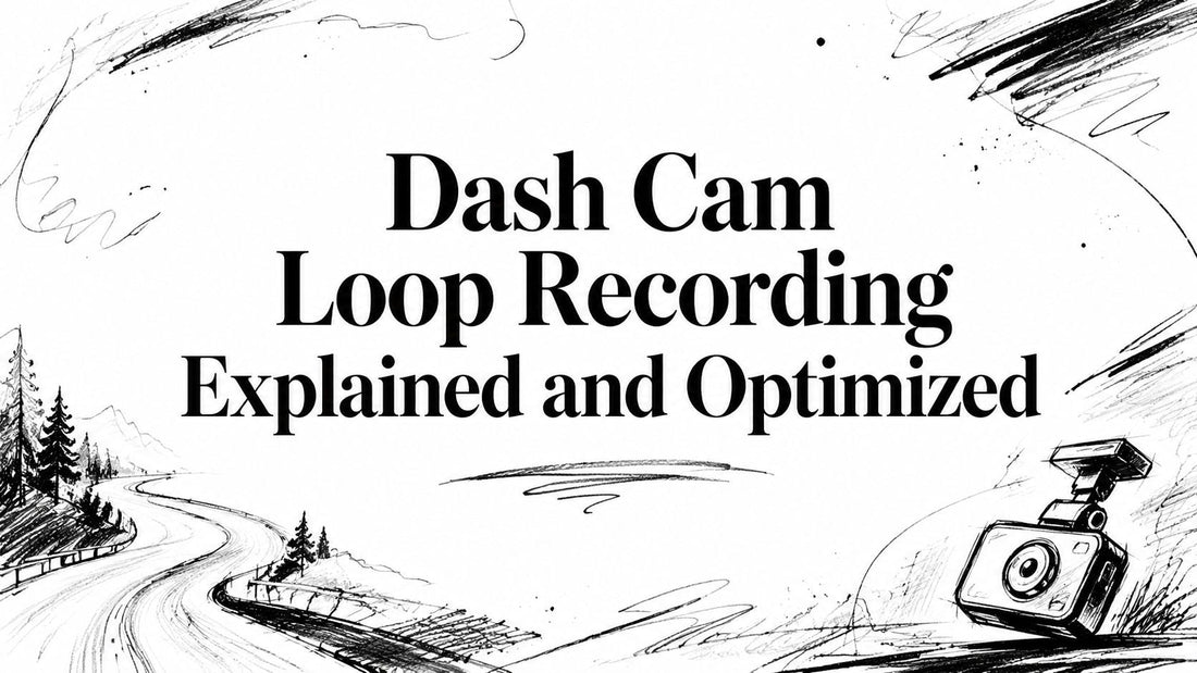 Dash Cam Loop Recording Explained and Optimized